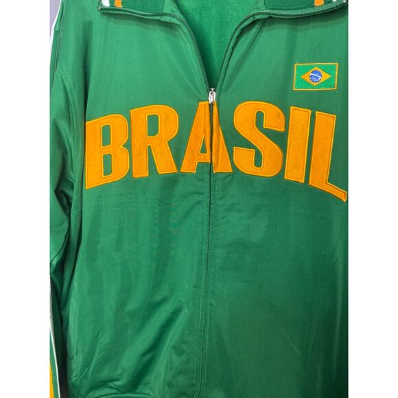 BRAZIL SOCCER - BRASIL FUTBOL JACKET - SIZE LARGE - Picture 4 of 4